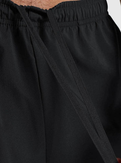 Versatile FlexFit Gym Shorts for men | running shorts for men, perfect for running and gym workouts, in sleek midnight black from radowl best gym wear brand 