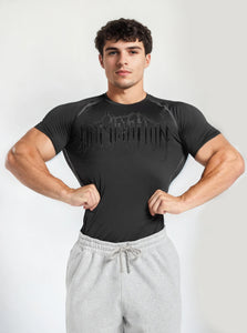 Dark Domination Compression T-Shirt – Black